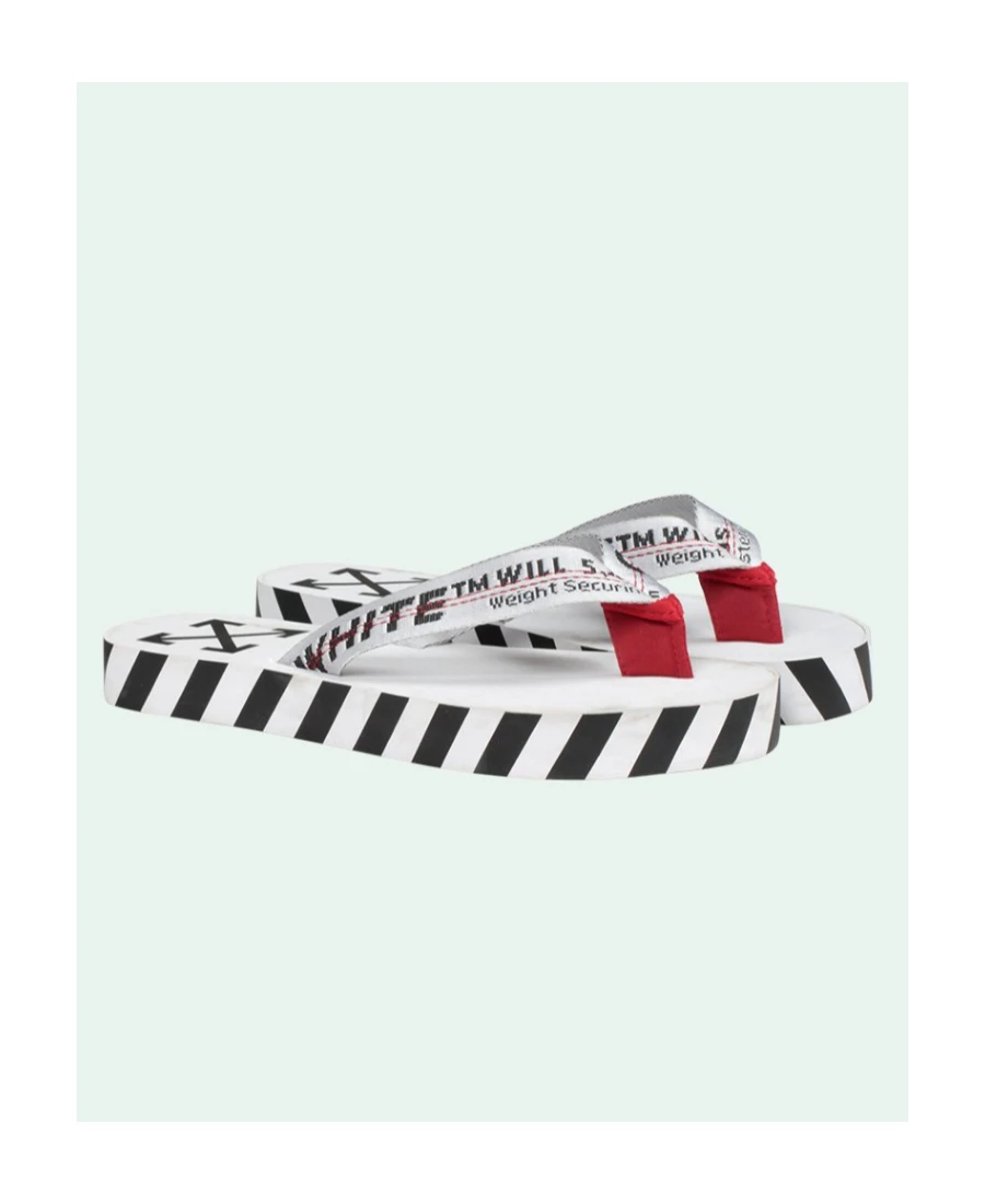 商品Off-White|红白条纹人字拖OMIA131S20D27020-0100（澳门仓发货）,价格¥889,第1张图片