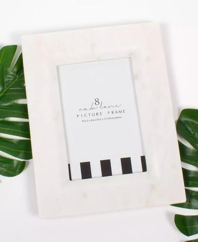 商品8 Oak Lane|Marble Picture Frame, 4" x 6",价格¥201,第1张图片
