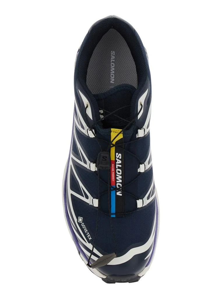 商品Salomon|'Xt-6 Gtx' Blue Sneakers With Logo Applied On The Tongue And Chunky Sole In Fabric Unisex,价格¥1749,第4张图片详细描述