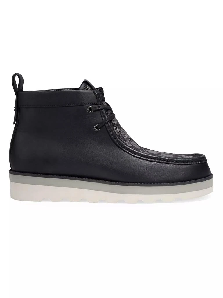 商品Coach|C-Logo Leather Chukka Boots,价格¥1106,第1张图片