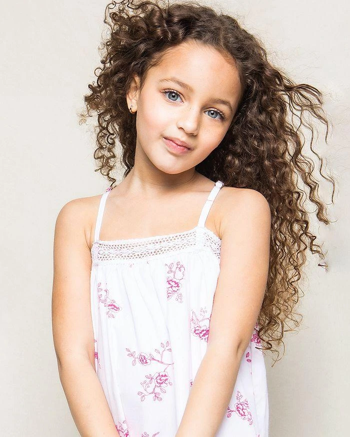 商品Petite Plume|Girls' English Rose Floral Lily Nightgown - Baby, Little Kid, Big Kid,价格¥357,第4张图片详细描述