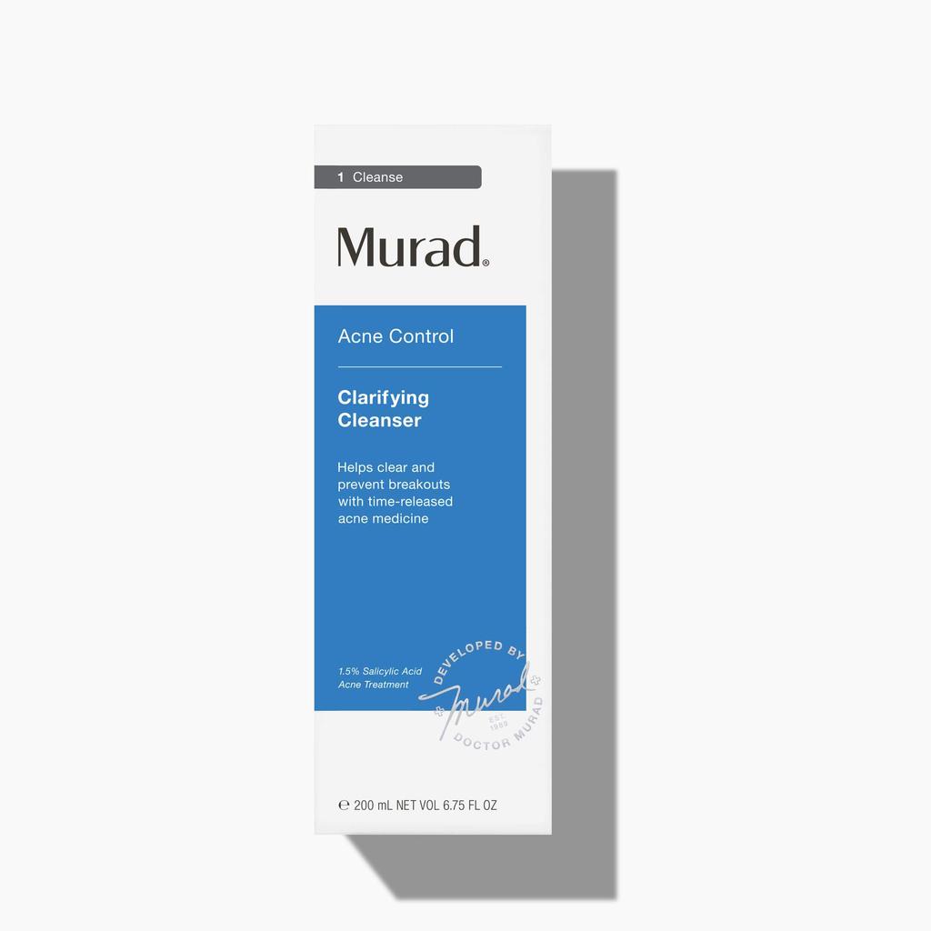 Murad Clarifying Facial Cleanser - Acne Control Salicylic Acid & Green Tea Extract Face Wash - Exfoliating Acne Skin Care Treatment Backed by Science商品第2张图片规格展示