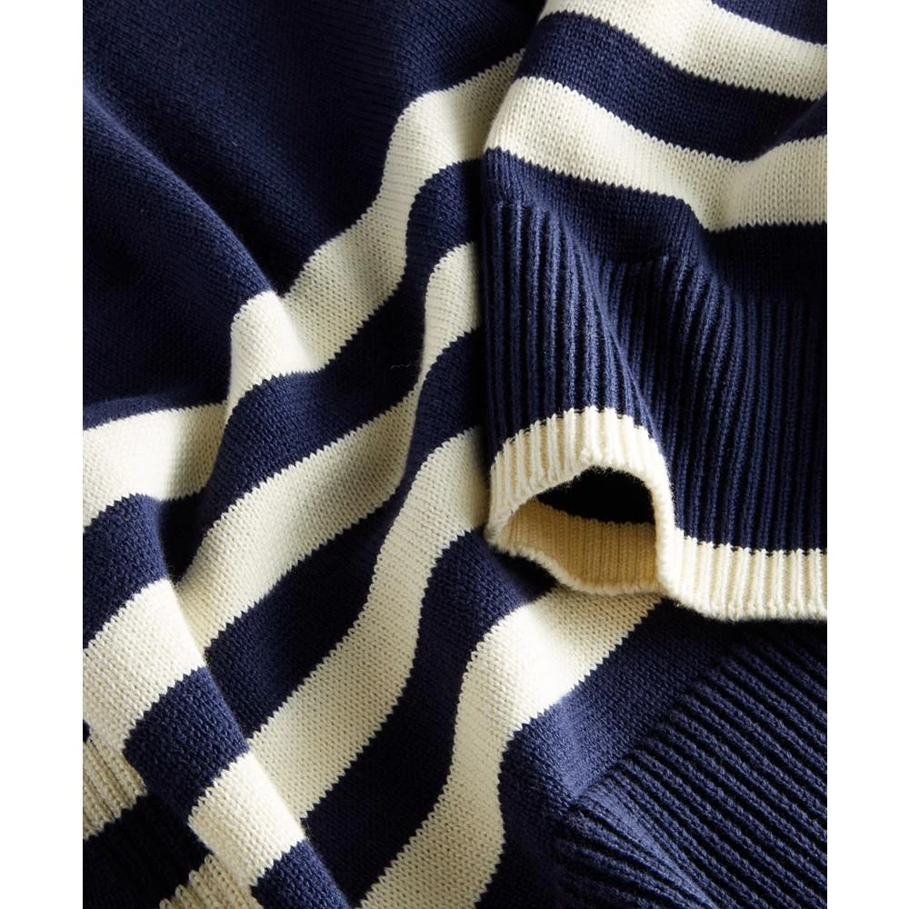 商品On 34th|Women's Mock Neck Sailor-Stripe Sweater, Created for Macy's,价格¥178,第3张图片详细描述