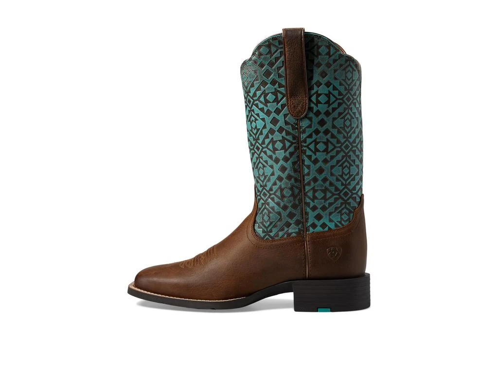 商品Ariat|Round Up Wide Square Toe Western Boots,价格¥1446,第4张图片详细描述