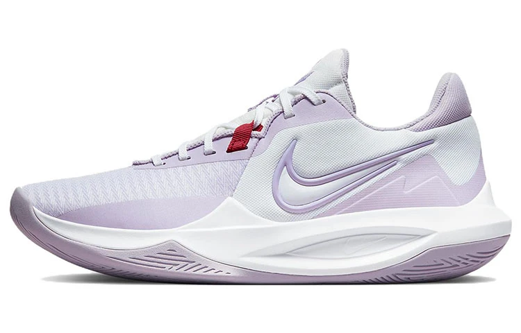 商品[国内直发] NIKE|Precision 6 精密6 防滑 低帮 实战篮球鞋 男款 白紫,价格¥365,第1张图片