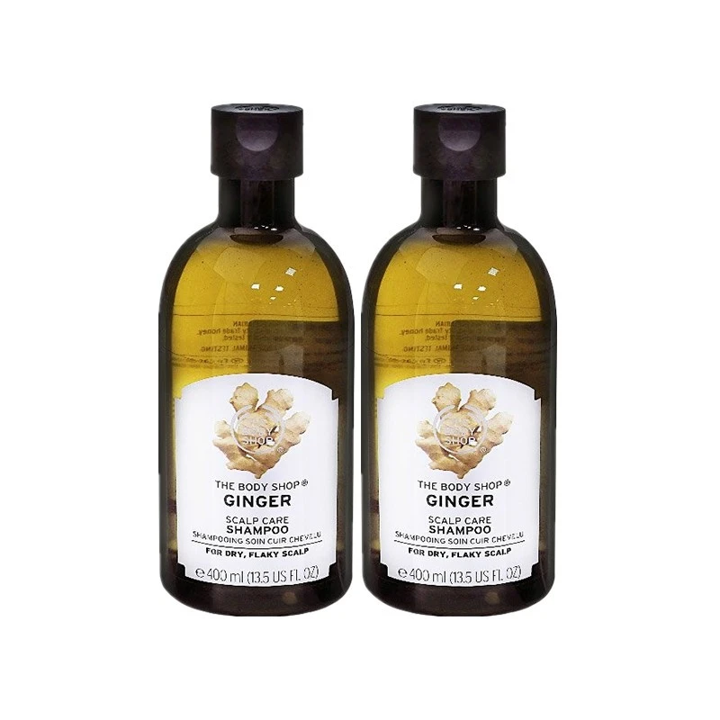 【2件包邮装】THE BODY SHOP/美体小铺 头皮护理SCALP CARE 生姜洗发水 400ML*2 防脱（新旧版随机发货） 商品