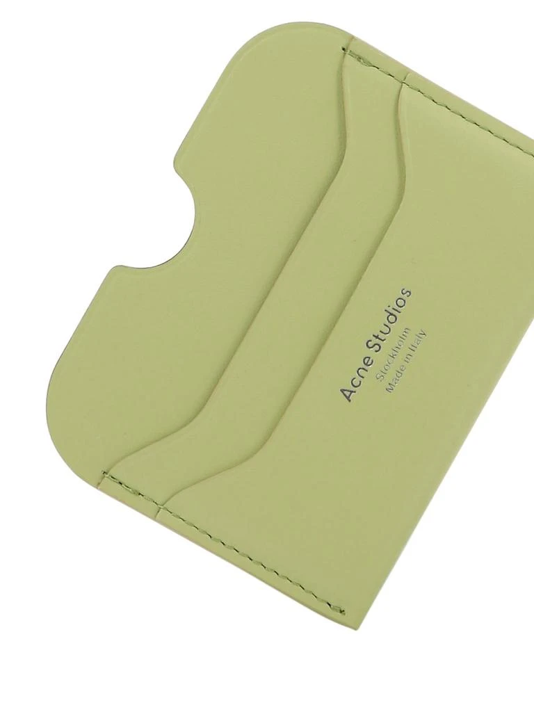 商品Acne Studios|Cardholder With Logo Wallets & Card Holders Green,价格¥825,第4张图片详细描述