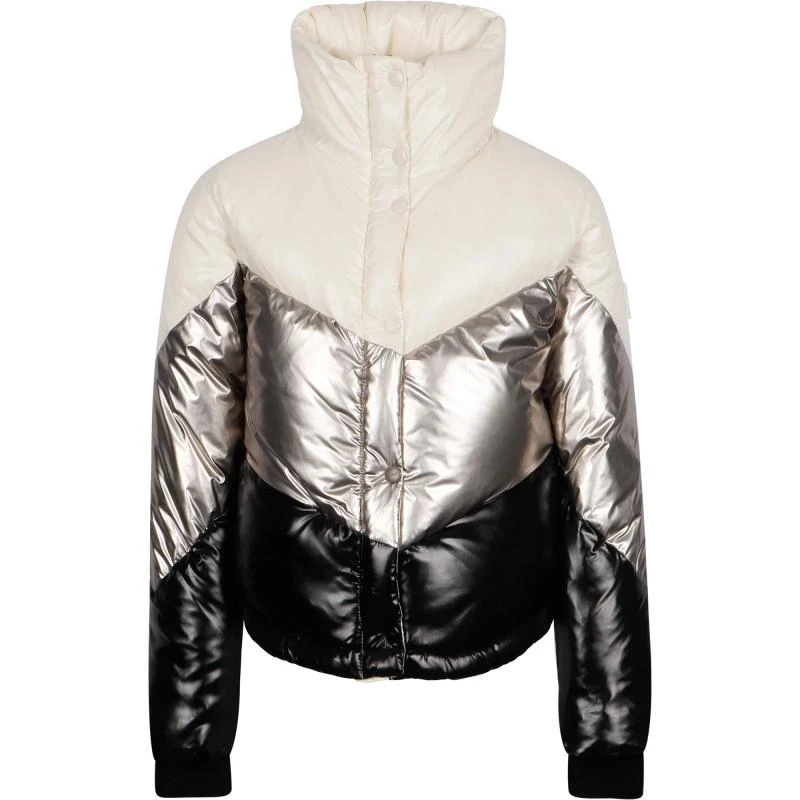 商品SAM.|Athlete padded jacket in white and silver,价格¥4717,第1张图片