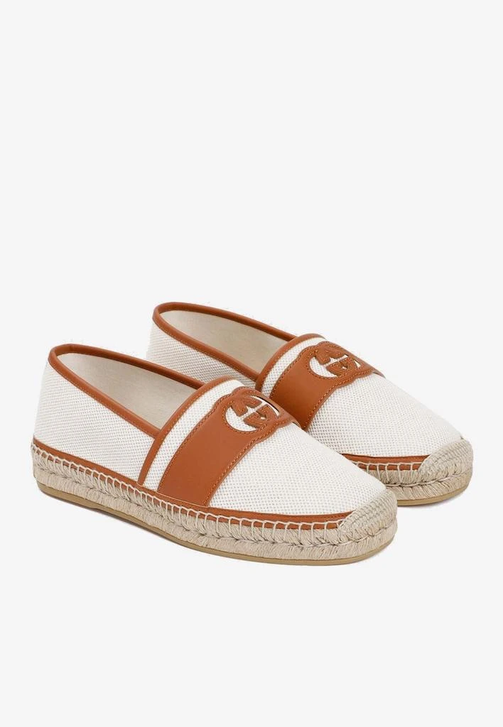 商品Gucci|Logo-Panel Canvas Espadrilles,价格¥3629,第3张图片详细描述