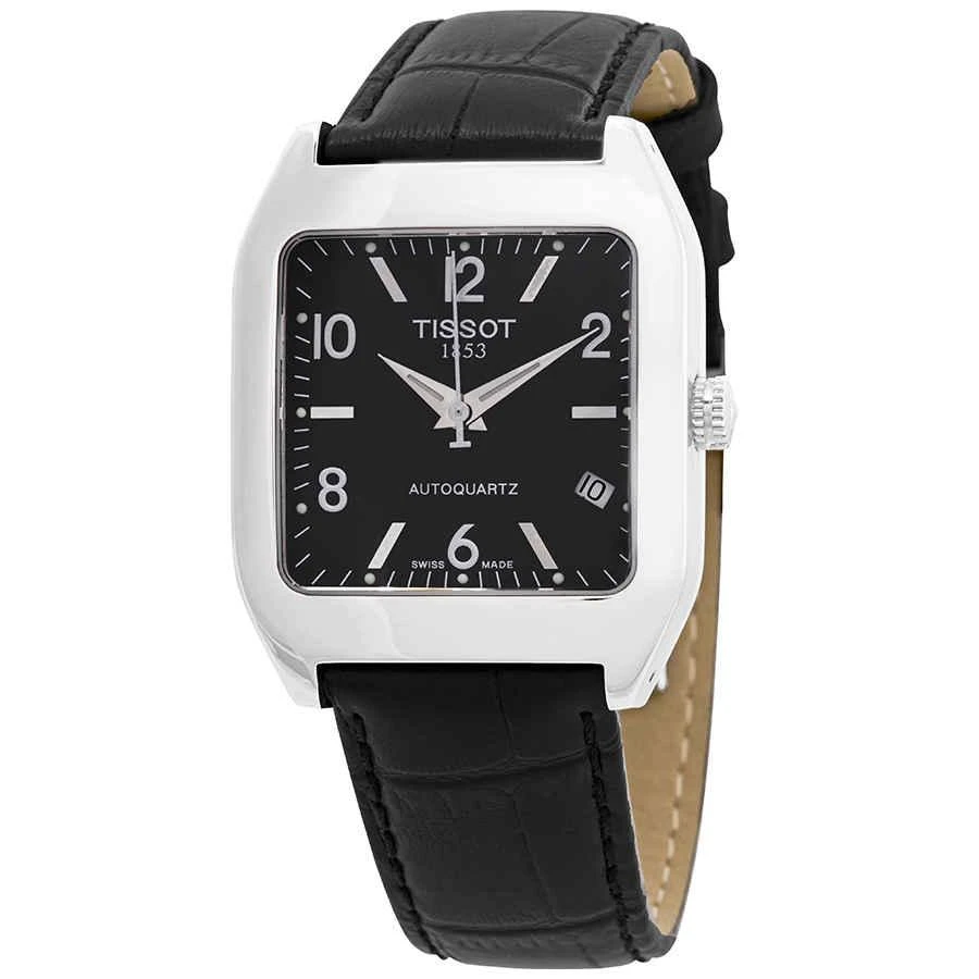 商品Tissot|T-Win Autoquartz Black Dial Ladies Watch T08.1.187.53,价格¥1755,第1张图片