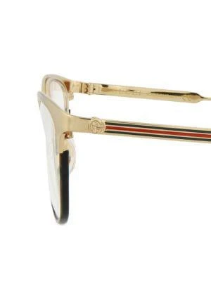 商品Gucci|52MM Round Eyeglasses,价格¥1698,第4张图片详细描述