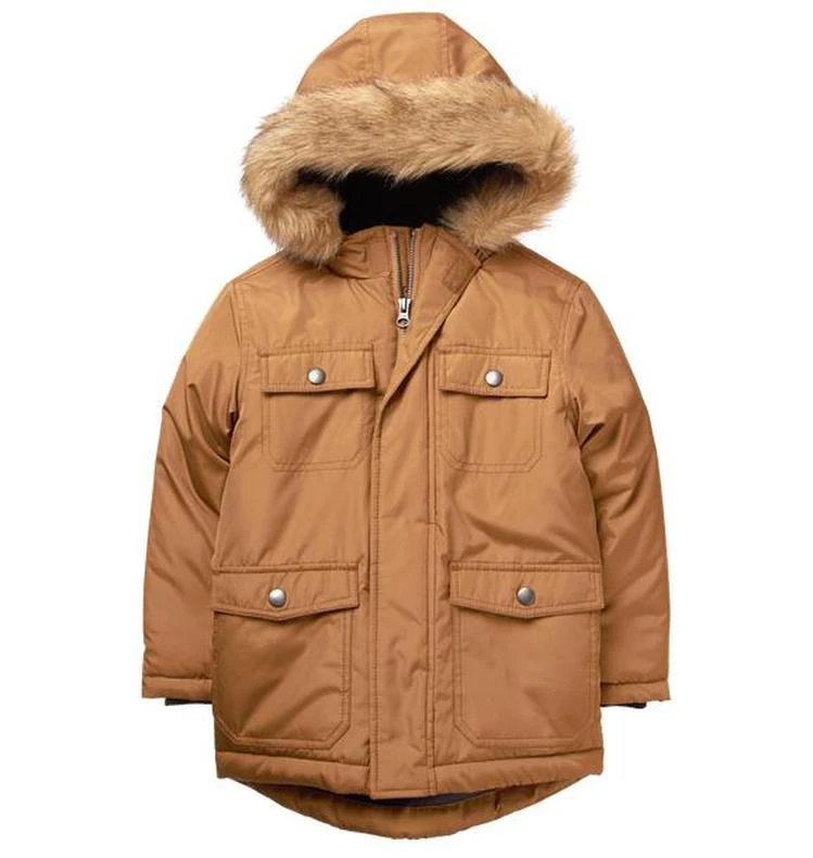 商品Gymboree|Faux-Fur Hooded Jacket,价格¥252,第1张图片
