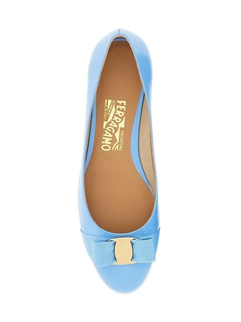 商品Salvatore Ferragamo|Varina Patent Leather Ballet Flats,价格¥3388,第5张图片详细描述