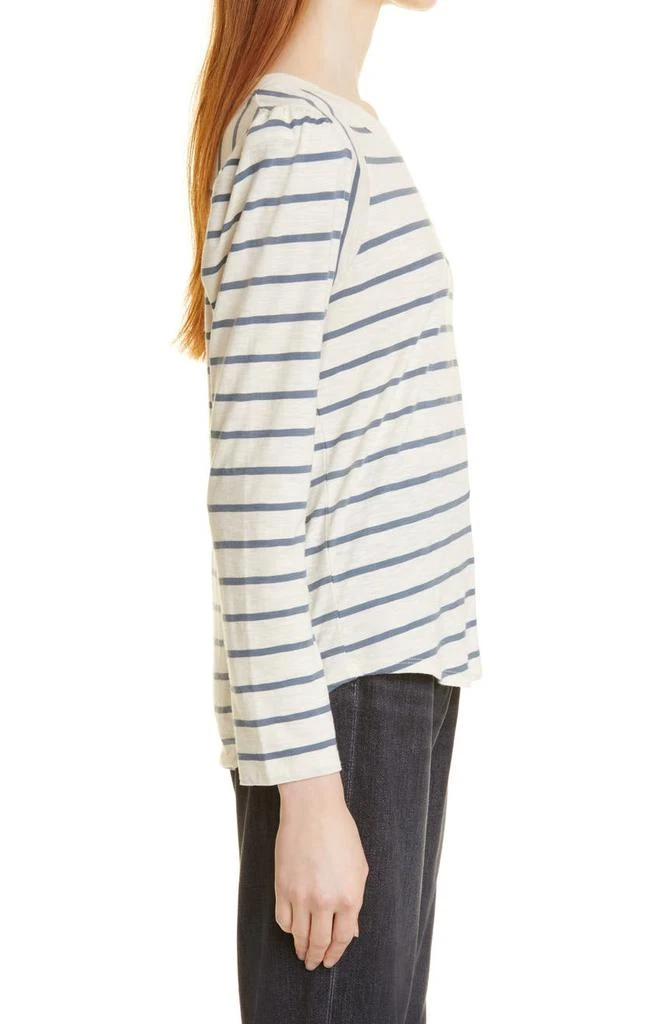 商品VERONICA BEARD|Mason Stripe Long SleeveT-Shirt,价格¥534,第3张图片详细描述