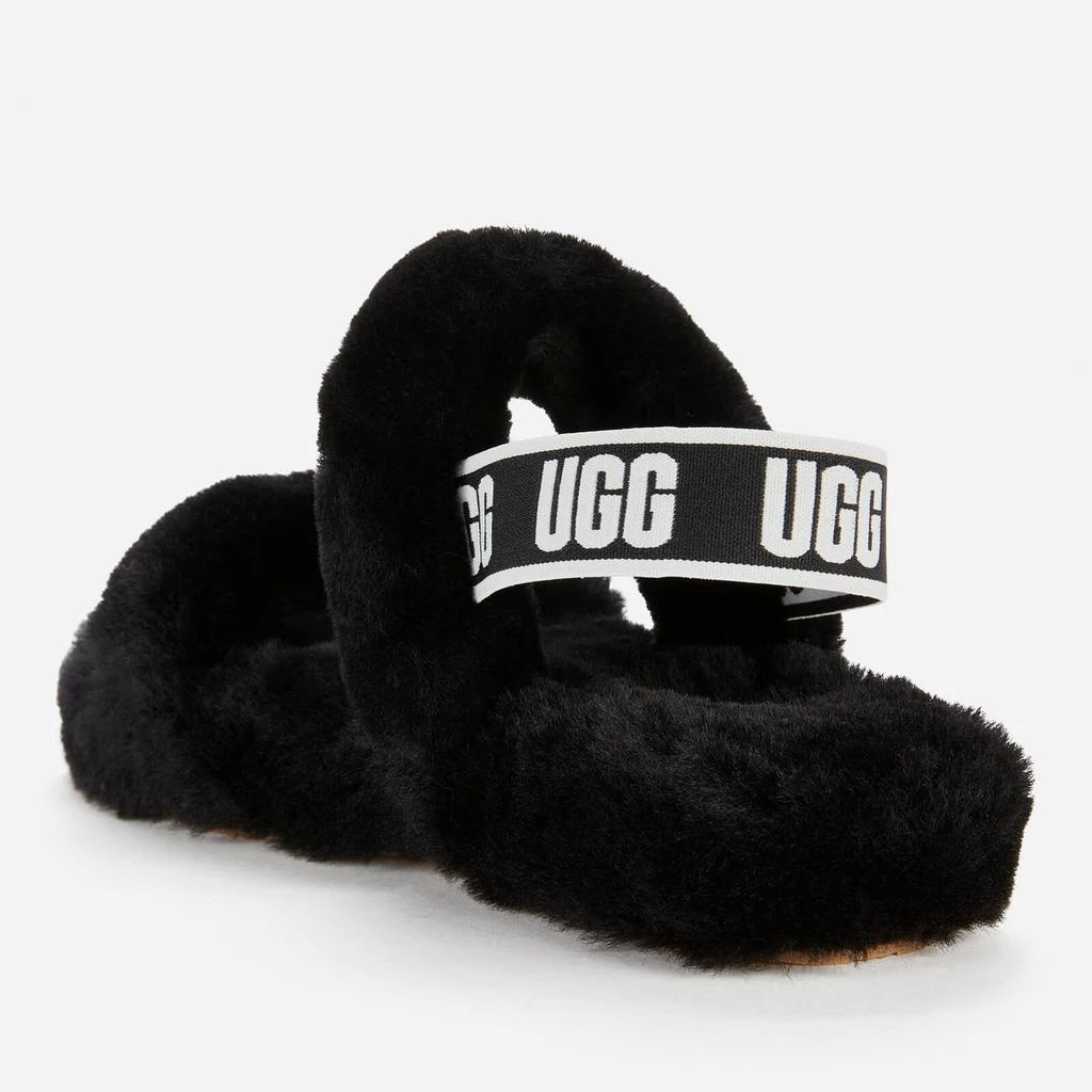 商品UGG|UGG Kids' Oh Yeah Slippers - Black,价格¥244,第2张图片详细描述