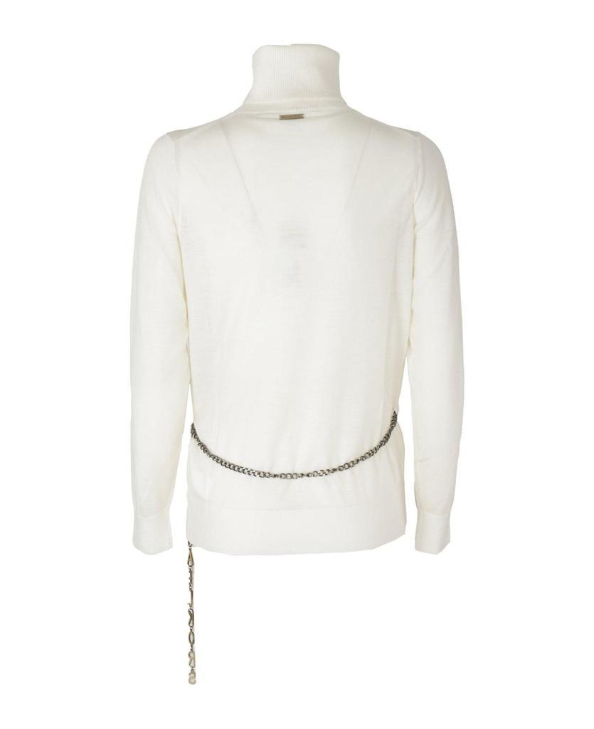 商品Michael Kors|Logo Plaque Chained Long-sleeved Jumper,价格¥1796,第4张图片详细描述