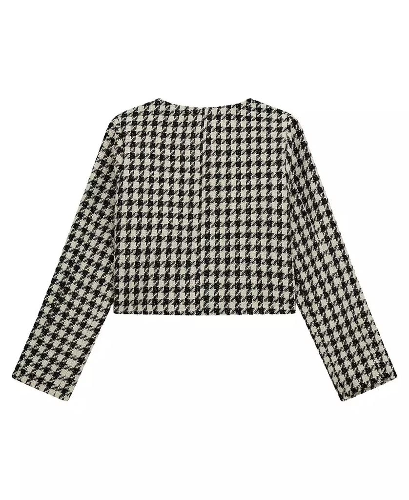 商品GUESS|Big Girls Long Sleeve Pied de Poule Blazer,价格¥356,第2张图片详细描述