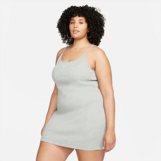 商品NIKE|Women's Nike Sportswear Essential Ribbed Dress (Plus Size),价格¥432,第1张图片