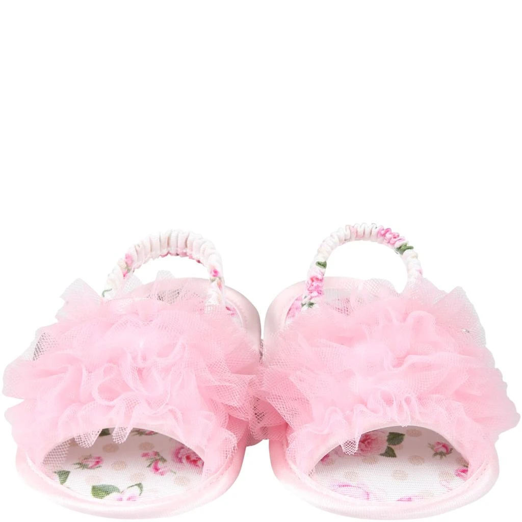 商品MONNALISA|Pink Sandals For Baby Girl,价格¥843,第2张图片详细描述