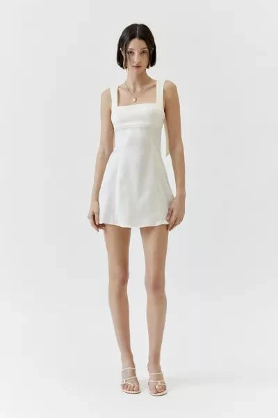 商品Urban Outfitters|UO Bri Double Bow Satin Mini Dress,价格¥446,第2张图片详细描述