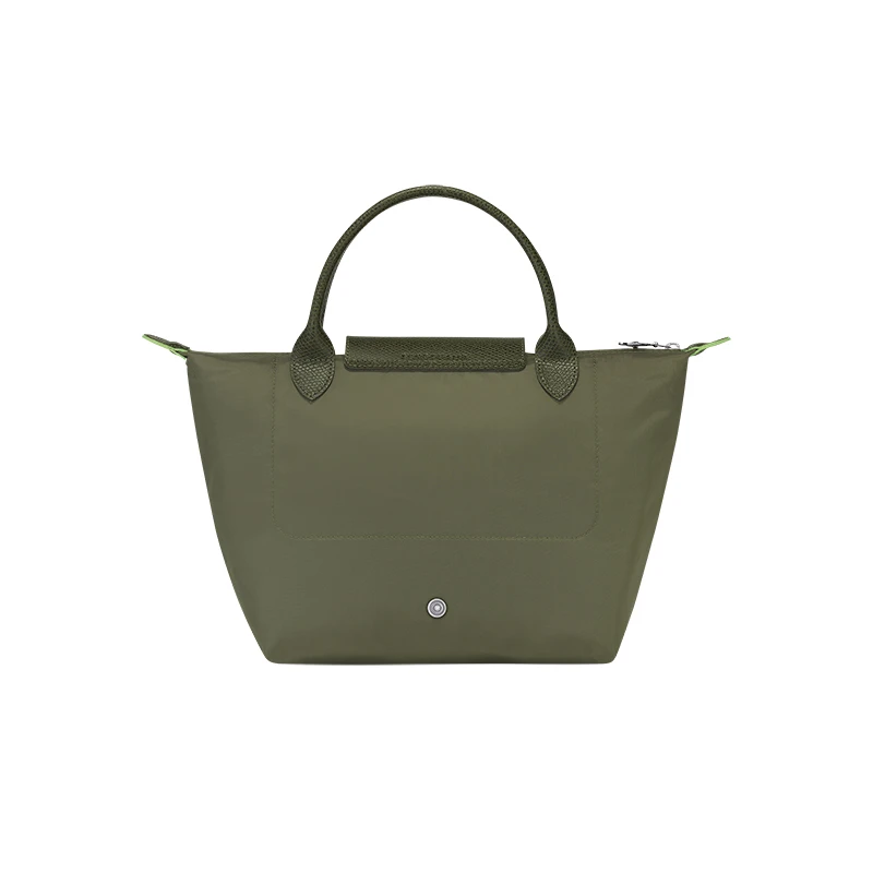 LONGCHAMP/珑骧 女士帆布银色五金按扣拉链开合小号手提包 商品