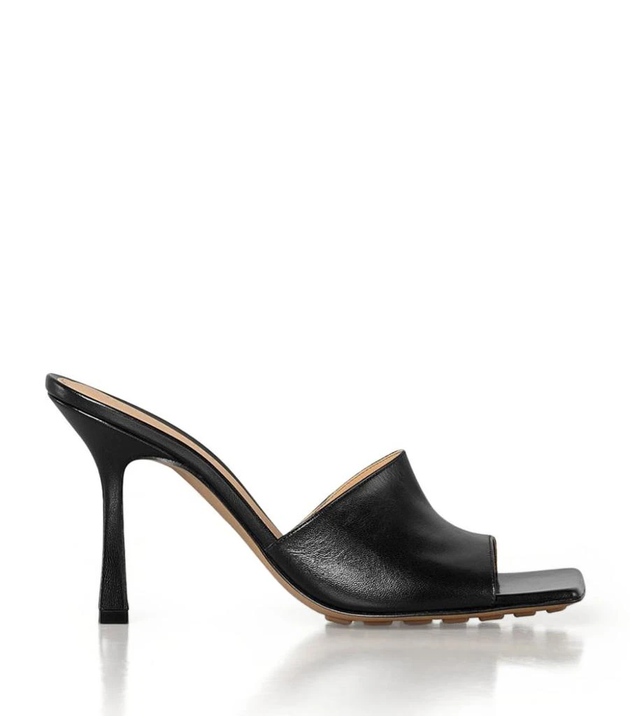 商品Bottega Veneta|Leather Stretch Mules 90,价格¥7270,第1张图片