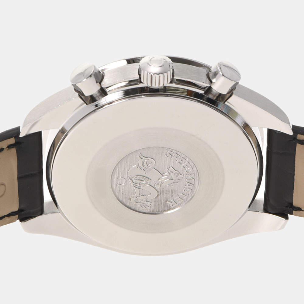 Omega White Stainless Steel Speedmaster 3834.74.34 Men's Wristwatch 44 MM商品第3张图片规格展示
