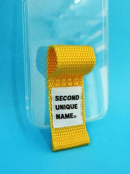 商品SECOND UNIQUE NAME|Sun Case Finger Clear Yellow Jelly Case,价格¥393,第1张图片