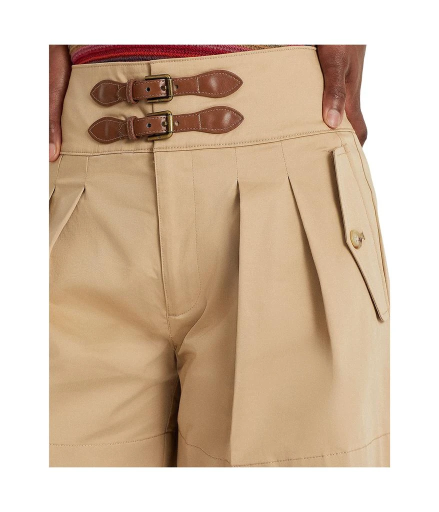 商品Ralph Lauren|Buckle-Trim Sateen Shorts,价格¥1066,第3张图�片详细描述