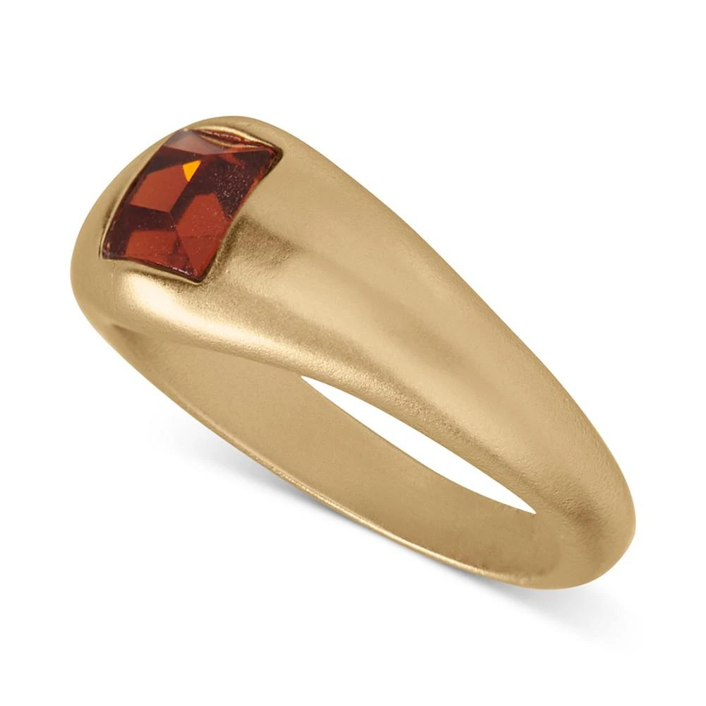 Gold-Tone 3-Pc. Set Multicolor Mixed Crystal Stack Rings 商品