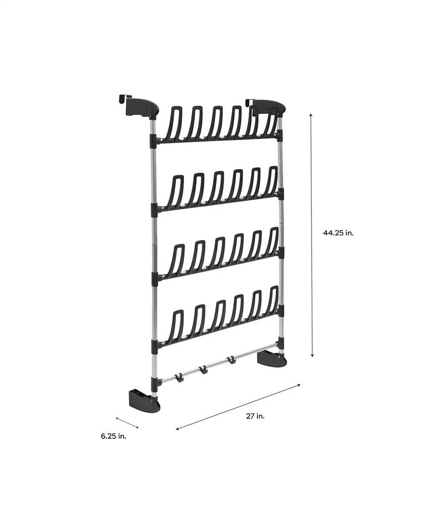 商品Neu Home|Over The Door Shoe Rack with Accessory Hooks,价格¥757,第4张图片详细描述