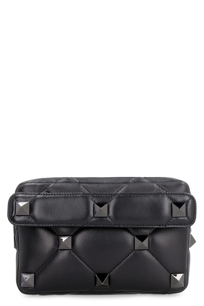 商品Valentino|VALENTINO GARAVANI - ROMAN STUD QUILTED LEATHER SHOULDER BAG,价格¥13177,第1张图片