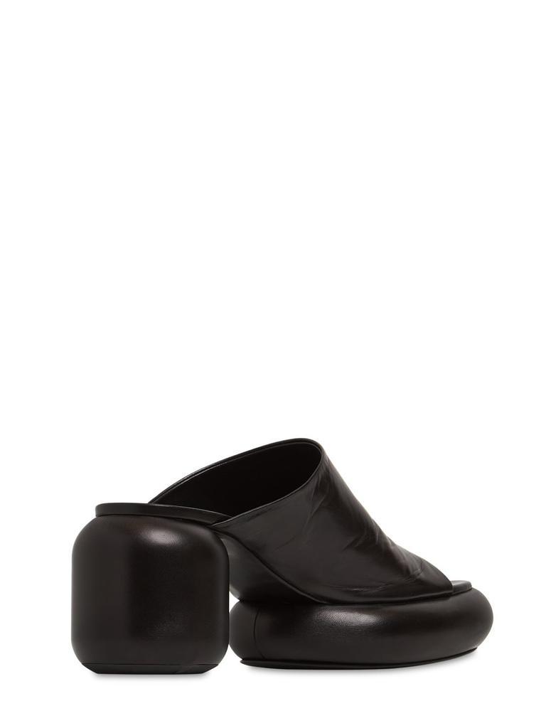 商品Jil Sander|75mm Leather Platform Mules,价格¥5641,第5张图片详细描述