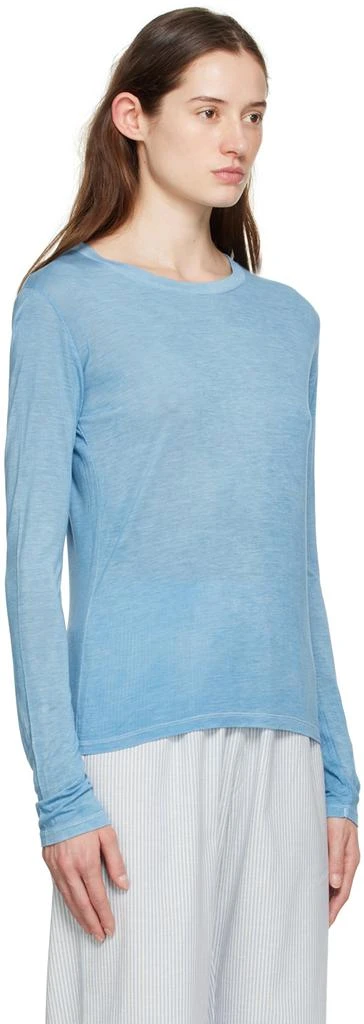 商品Baserange|Blue Crewneck Long Sleeve T-Shirt,价格¥753,第2张图片详细描述