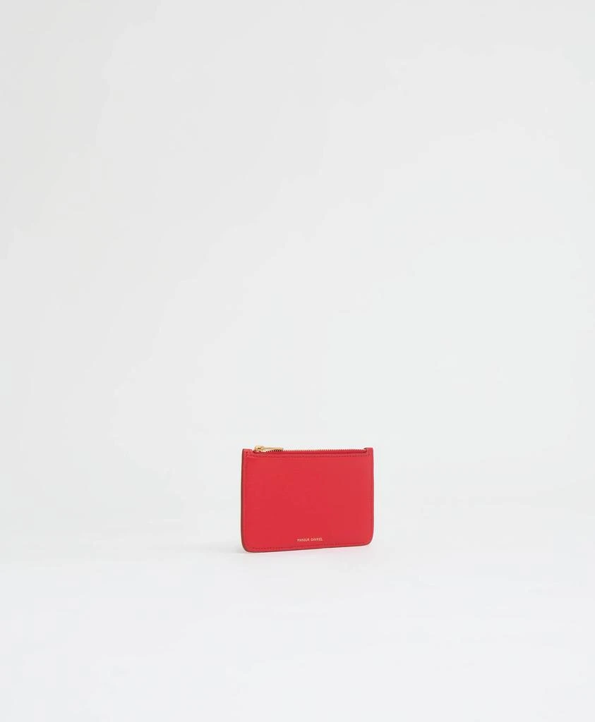 商品Mansur Gavriel|Zip Card Holder - Poppy,价格¥1473,第3张图片详细描述