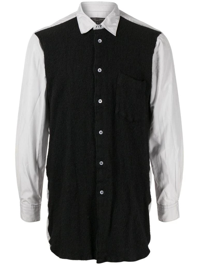 商品Comme des Garcons|COMME DES GARCONS HOMME PLUS MEN KNIT LAYERED LONG SHIRT,价格¥1711,第5张图片详细描述