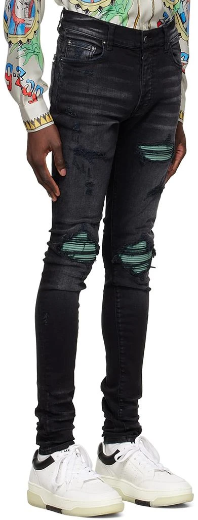 商品AMIRI|Black Ultra Suede MX1 Jeans,价格¥4500,第2张图片详细描述