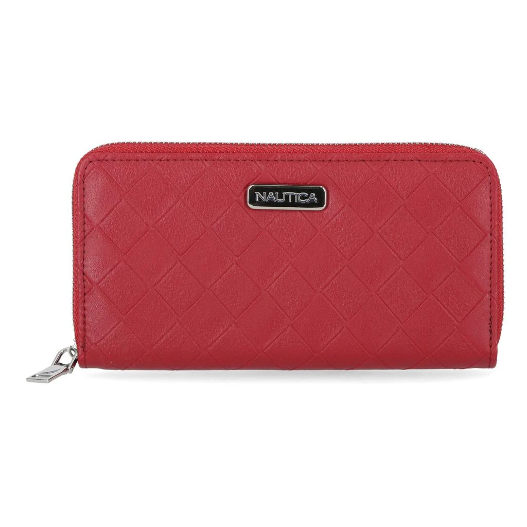 商品Nautica|Woven Zip Wallet,价格¥163,第1张图片