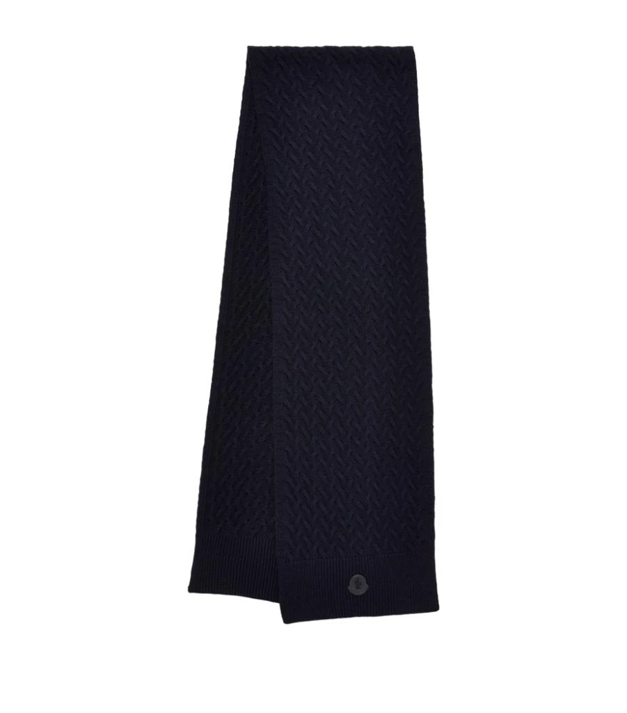 商品Moncler|Wool Chevron Scarf,价格¥4088,第1张图片
