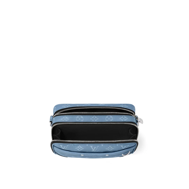 商品Louis Vuitton|LV/路易威登 男士蓝色帆布/牛皮邮差包,价格¥18878,第5张图片详细描述