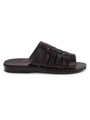 商品Jerusalem Sandals|Adam Leather Slip-On Sandals,价格¥280,第1张图片