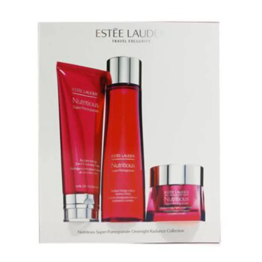 商品Estée Lauder|- Nutritious Super-pomegranate Overnight Radiance Collection: Cleansing Foam 125ml+lotion Intense Moist 200ml+night Creme 50ml 3pcs,价格¥830,第3张图片详细描述