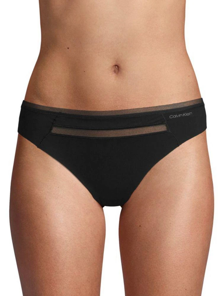 商品Calvin Klein|Invisibles with Mesh Thong,价格¥57,第1张图片