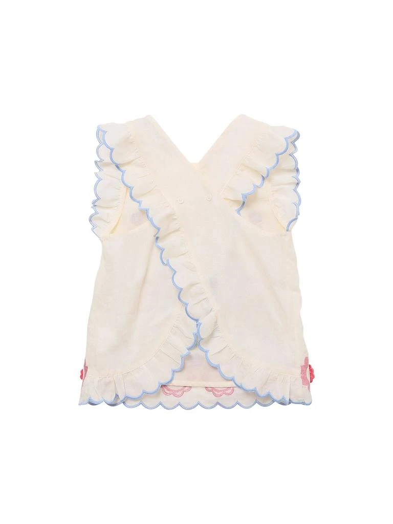 商品Stella McCartney|Embroidered Ramie Shirt,价格¥443,第3张图片详细描述