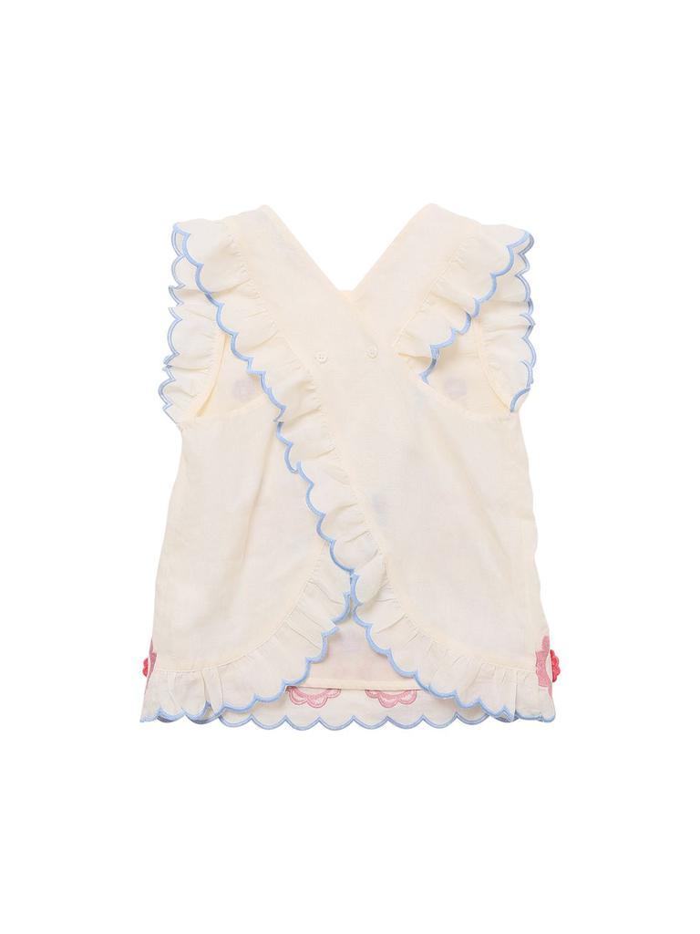 商品Stella McCartney|Embroidered Ramie Shirt,价格¥579,第5张图片详细描述