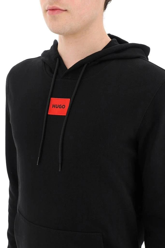 商品Hugo Boss|HOODIE WITH LOGO PATCH,价格¥521,第5张图片详细描述