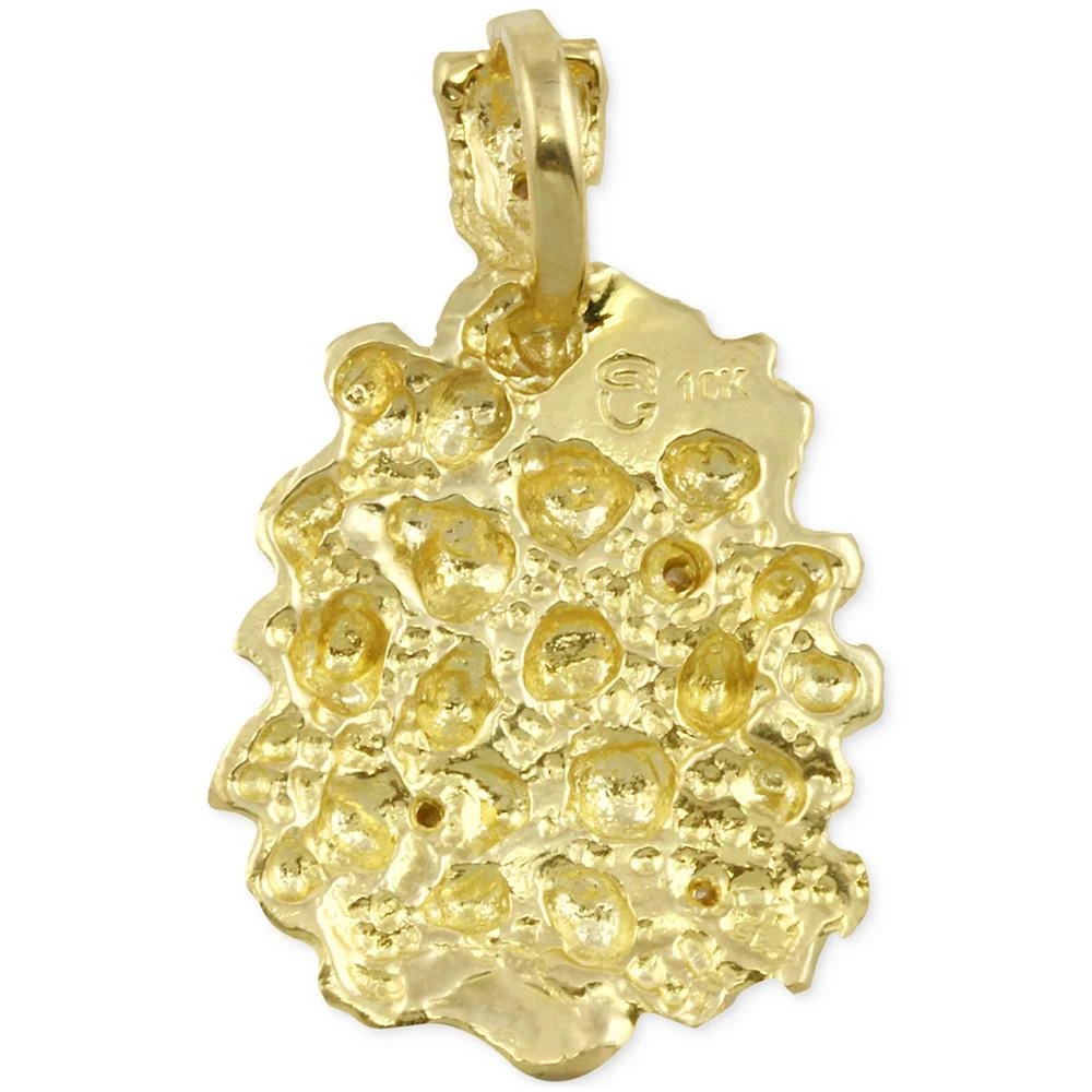 商品Macy's|Men's Polished Nugget-Style Pendant in 10k Gold,价格¥4231,第3张图片详细描述