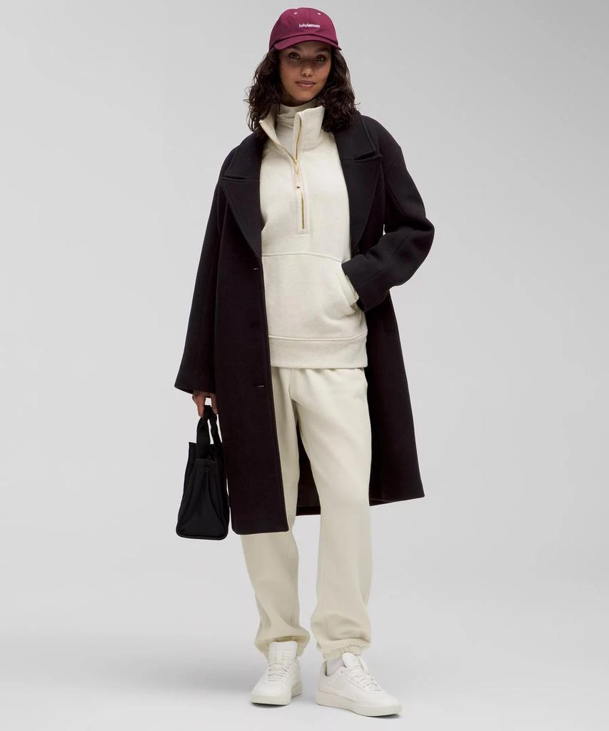 Scuba Oversized Funnel-Neck Half Zip *Long 商品