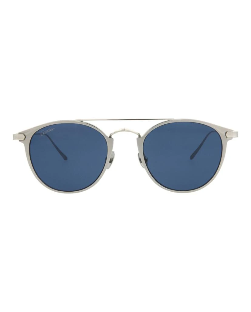 商品Cartier|Round-Frame Titanium Sunglasses,价格¥1881,第1张图片