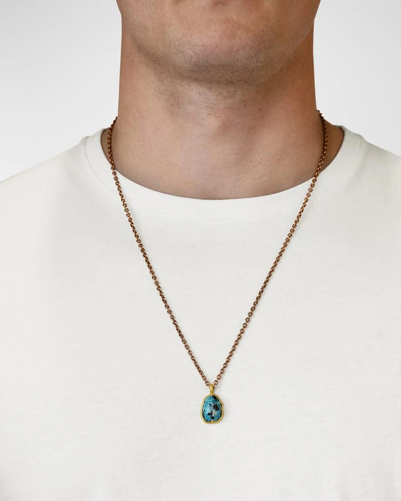 商品Jorge Adeler|Men's 18K Yellow Gold Scarab Pendant,价格¥38447,第2张图片详细描述